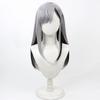 Laubao Shopping Higuchi Kaede Cosplay Long Straight Costume Accessory for and More Wig, Gray/Black Hair, Mesh, Hair, Heat-Resistant, Disguise,