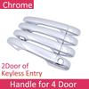 For Toyota Sienna 2011 Accessories XL30 2011~ Car Anti-rust Door Handles Cover Exterior Scratch Protective Decor Accessories