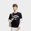 Fila Letter Round Neck Thin Short Sleeve T-Shirt Men Tops Black F11M429114FBK