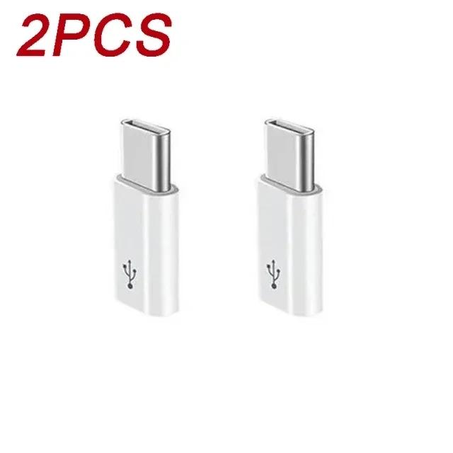 10/1Pcs Type C Male To Micro USB Female Adapter Support Charging Data Transmission USB C Converters for MacBook Tablets Laptop