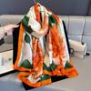 Women 180*90cm Fashion Beautiful Soft Silk Scarves Female Lady Shawl Hijab Wrap Foulard Bandanna Muffler Beach Pareo