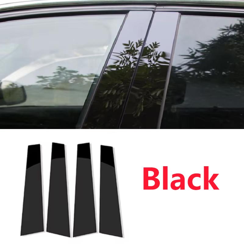 

For Porsche Panamera 970 MK1 2009~2016 Chassis G1 Window Trim Covers Center Film Column B C Pillar Posts Sticker Car Accessories чёрный