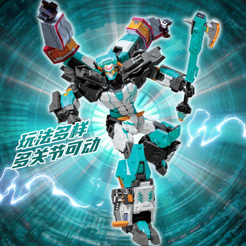 JUMPGO Card Warrior Transforming Robot Toys