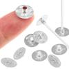 100 teile/los Handgemachte Kerze Docht Tabs Metall Kerze Dochte Erhalter Tabs Kerze Dochte Basis Für DIY Kerze, Der DIY Handwerk Werkzeuge