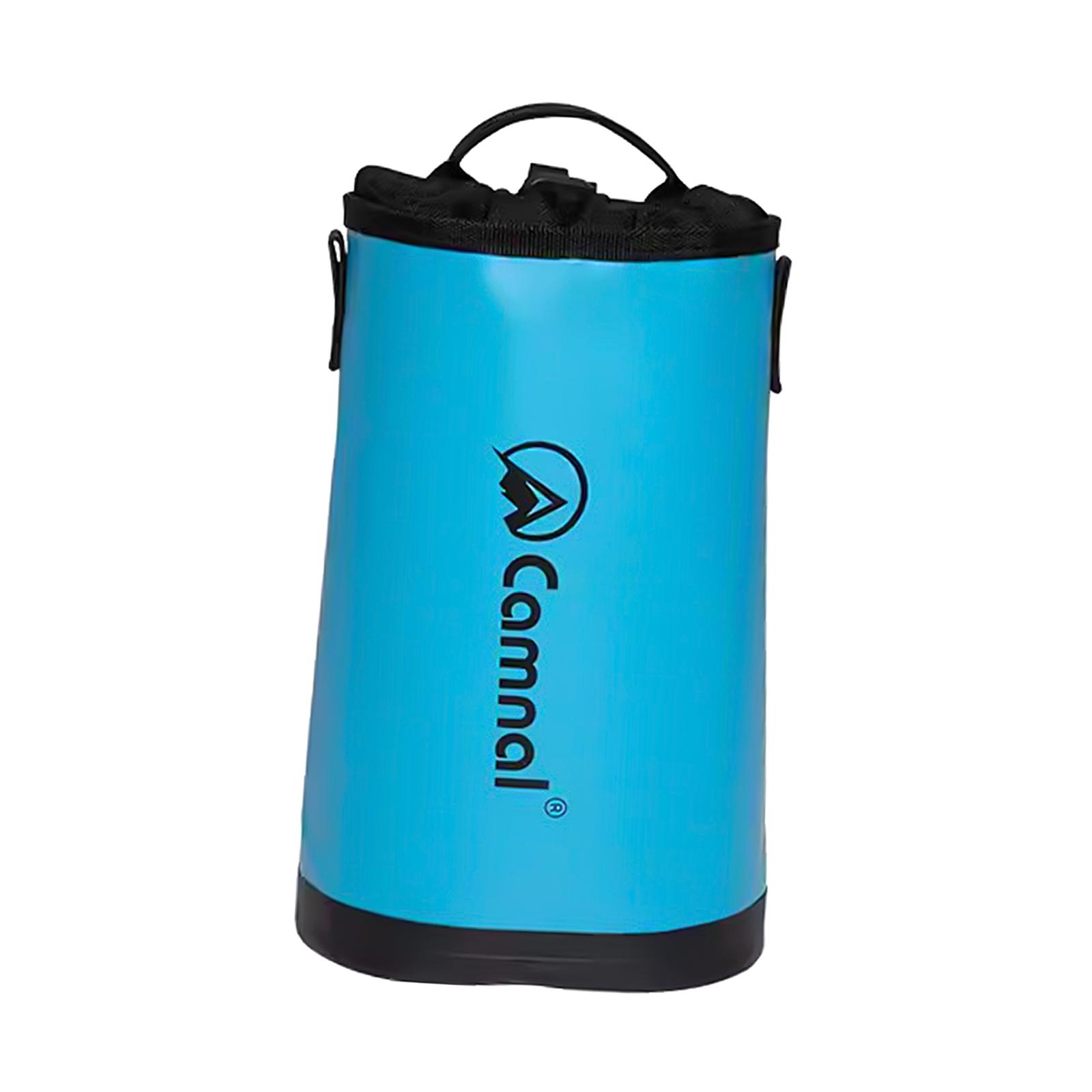 

Tree Climbing Rope Bag Bucket Style Waterproof Multipurpose Portable 5L Rock Climbing Gear Tool Pouch Arborist Rope Storage Bag синий