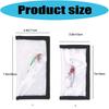 6Pcs Clear Baits Cover Lure Wrap Clear PVC Lure Cover Fishing Hook Cover for Soft Plastic Baits, Jigs Enduring