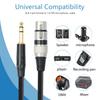 Convenient 6.35mm (1/4inch) TRS To XLR Cable Balanced Cable Perfect for Music Equipment Microphones Male To Female Cable