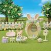 Sylvanian Families Seasonal "Margaret Rabbit Easter Egg House" SE-212 ST Mark Certified Toy Dollhouse for Ages 3 and Up, Sylvanian Families EPOCH
