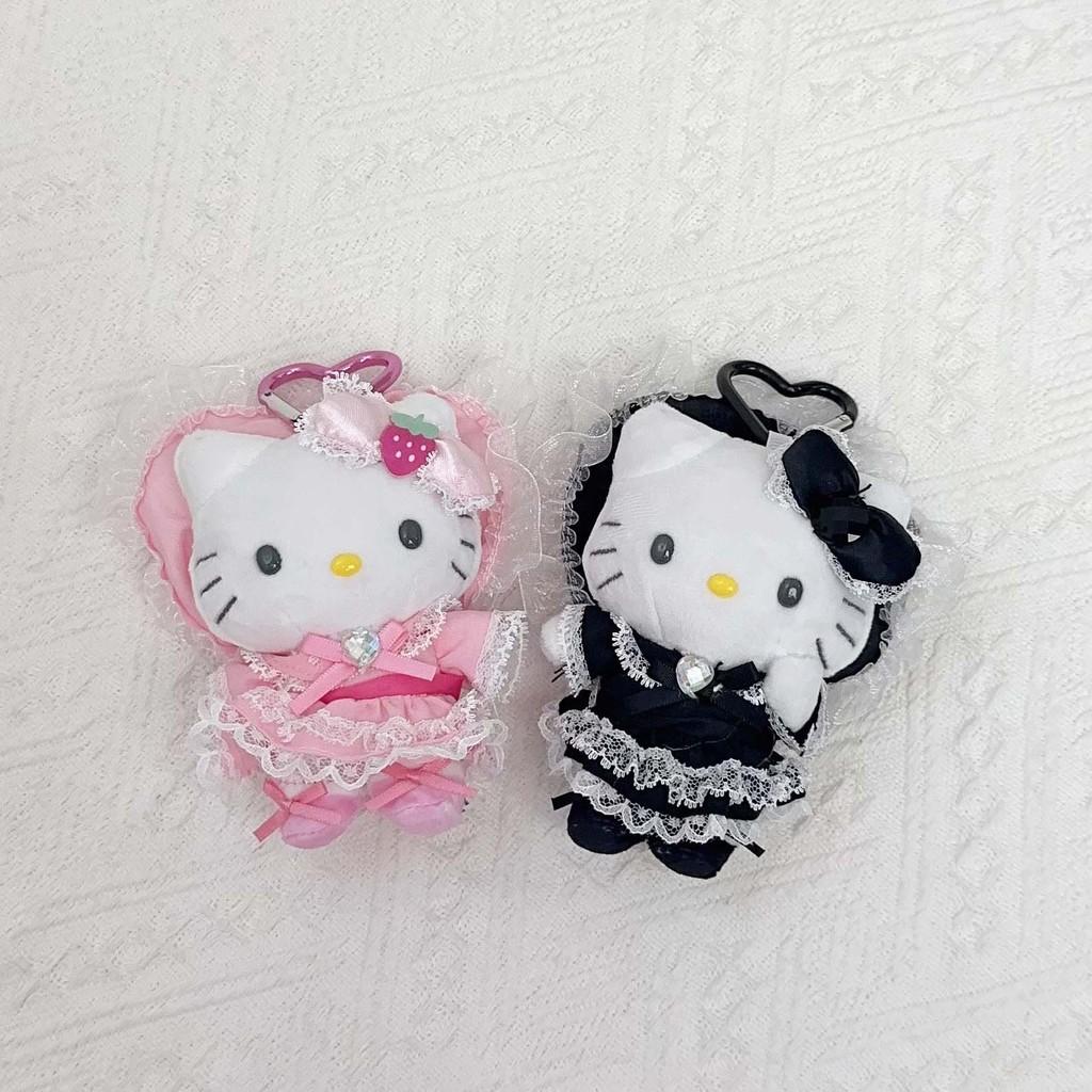 Plush Cat Girl Lolita Keychain With Soft Short Pile For Girls Gift