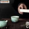 Crystal Glaze Kiln Fambe Teacup Elegant Tea Bowl Water Jug Tea-tasting Personal Cup Jianzhan Master Cups Teaware Decoration Gift