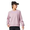 Li Ning Fitness Series Fleece Warm Lock Temperature Dry Long Sleeve Loose Round Neck Sweatshirt Women sweatshirt AWDV948-5