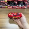 Lightning Mcqueen Model Car Cartoon Q-Version Inertial Pull-Back With Lights And Music Figures Cars Children Toy Gift S 3 Kid Friendly Entertaining