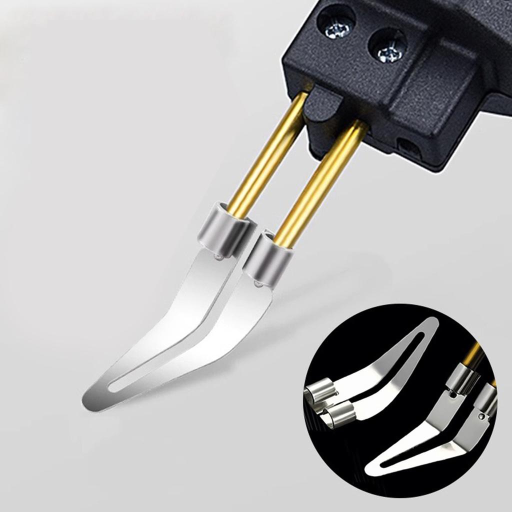 1/3/5pcs Plastic Welder Smooth Tip Head for Soldering Repair Iron Triangle Point Scrapper Car Bumper Dashboard Welding