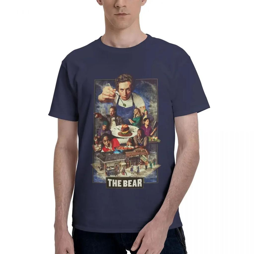 The Bear Tv Series 2023 Poster Oversized T Shirt Anime Graphic T Shirts For Men Women Man Tee Y2K Short Sve Tops