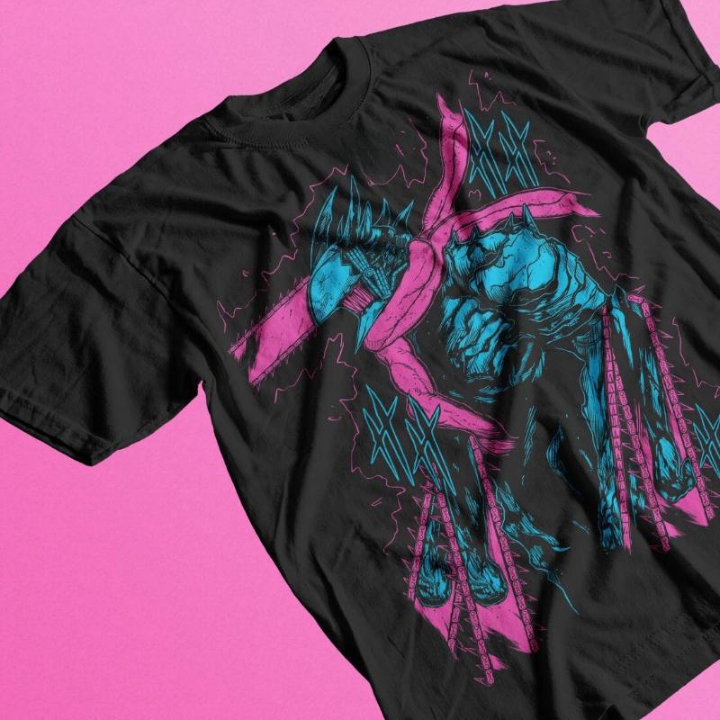 

Chainsaw Men s Animation CSM Denji Power Men s Summer New Retro Fashion Men s and Women s Cotton Streetwear S