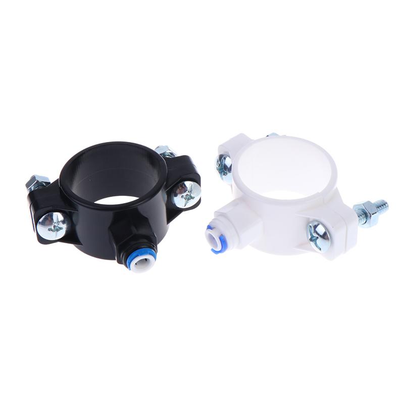 1/2/3Pcs Adjustable 38-58Mm Water Drain Waste Water Pipe Clamps 1/4" Od Hose Quick Connection Reverse Osmosis Aquarium