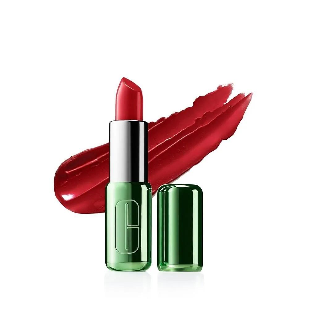 

Clinique Pop Longwear Lipstick 1 Pack AD Cherry Pop Shine Clinique Pop Longwear Lipstick Long Lasting, Satin