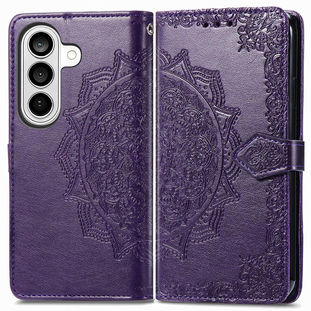 For Samsung Galaxy S26 Case Foldable Stand Wallet Pattern Printing PU Leather Flip Phone Cover