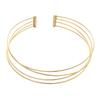 European Fashion Titanium Steel Hollow Line Choker - Stainless Steel Necklace Jewelry