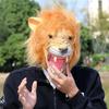 Zootopia Lví Maska Halloween Latexová Maska na Hlavu pro Cosplay Party Cosplay Maska Krále Divokých Zvířat pro Muže Halloweenské Párty Rekvizity