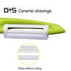 Ceramic Peeler Ergonomic Curved Handle Sharp Blade Food Grade Multi-functional Manual Vegetable Fruit Peeling Tool Kitchen Gadgets