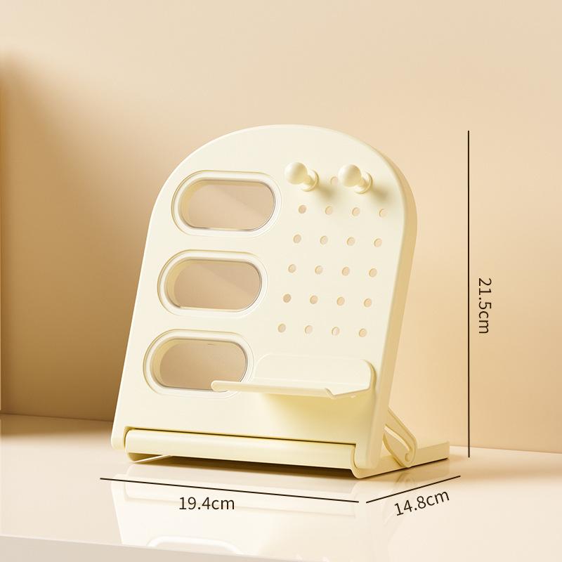 Desktop Stationery Storage Rack Hole Board Pen Holder Multifunctional Cosmetic Brush Classification Organizer Shelf
