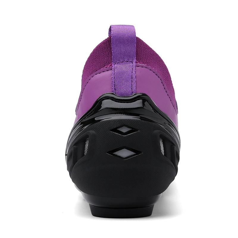 Foreign trade breathable bicycle shoes cycling shoes men and women road bike lock shoes mountain bike help shoes