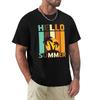 Hello Summer Tshirt Work Outdoor Short Sleeve Tee