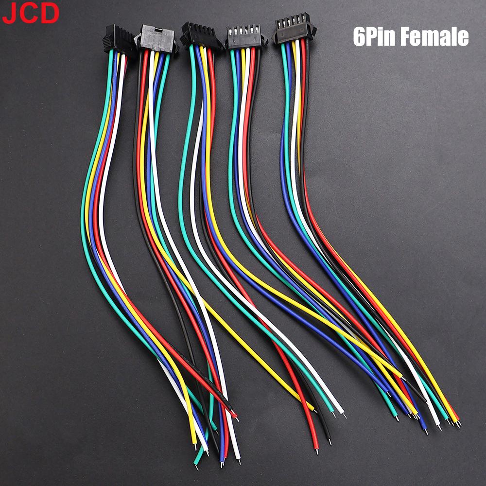 2 3 4 5 6-Pin LED-Streifen JST SM Stecker Buchse oder Stecker Adapterstecker JST Stecker Klemme mit 15CM 22AWG Draht für Lichtleiste