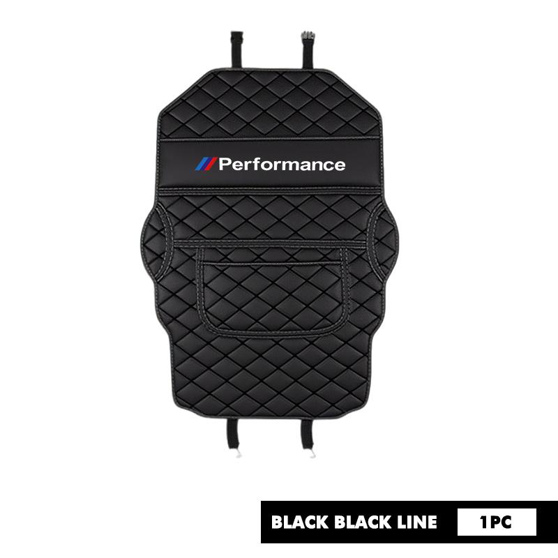 uylez5 Leather Car Seat Back Protector Kick-Proof Anti Slip Child Mat For BMW M3 M5 M6 Performance X1 X2 X3 X4 X5 M F01 Alpina F20