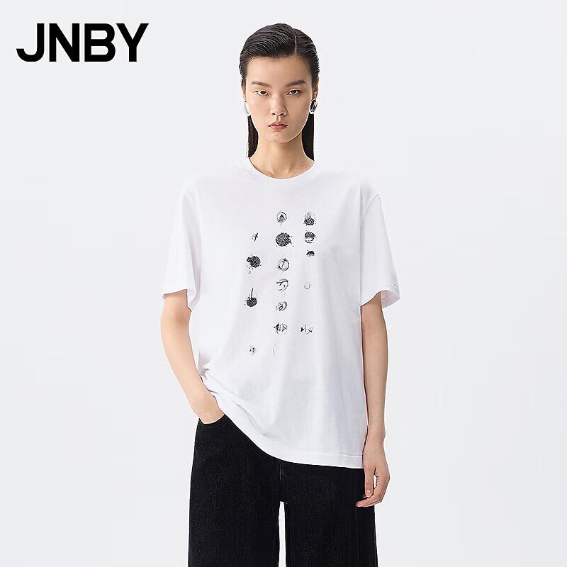 JNBY 2025 Summer A-Line Short Sleeve T-Shirt