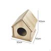 Wooden Hamster House - Perfect Hideaway for Small Pets