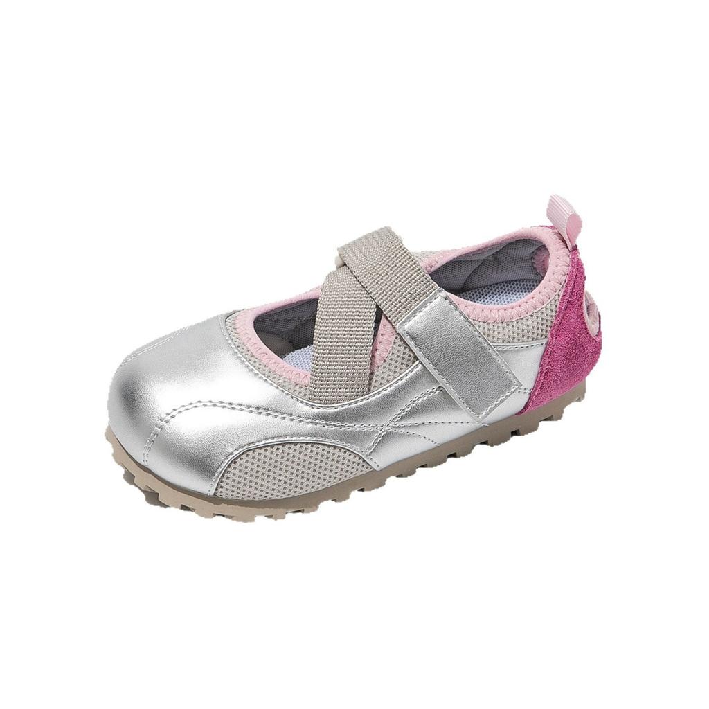 Girls' shoes Children's sports board shoes 2025 spring new spring and summer baby puffs Xiaobai lightweight moral training shoes