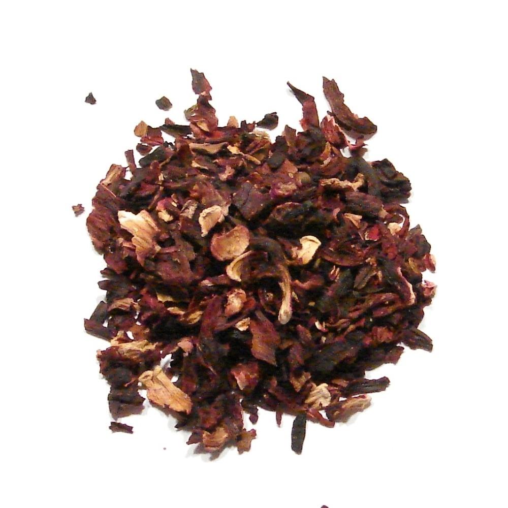 Organic Hibiscus Tea - 1 Pound - Cut and Dried Herbal Caffeine Free "Jamaica"