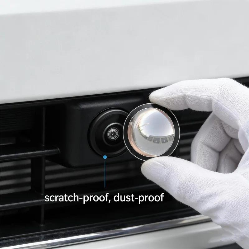 360 Degree Car Camera Cover Transparent Round Waterproof Dustproof Anti-Collision Protective Shield for Reversing Image