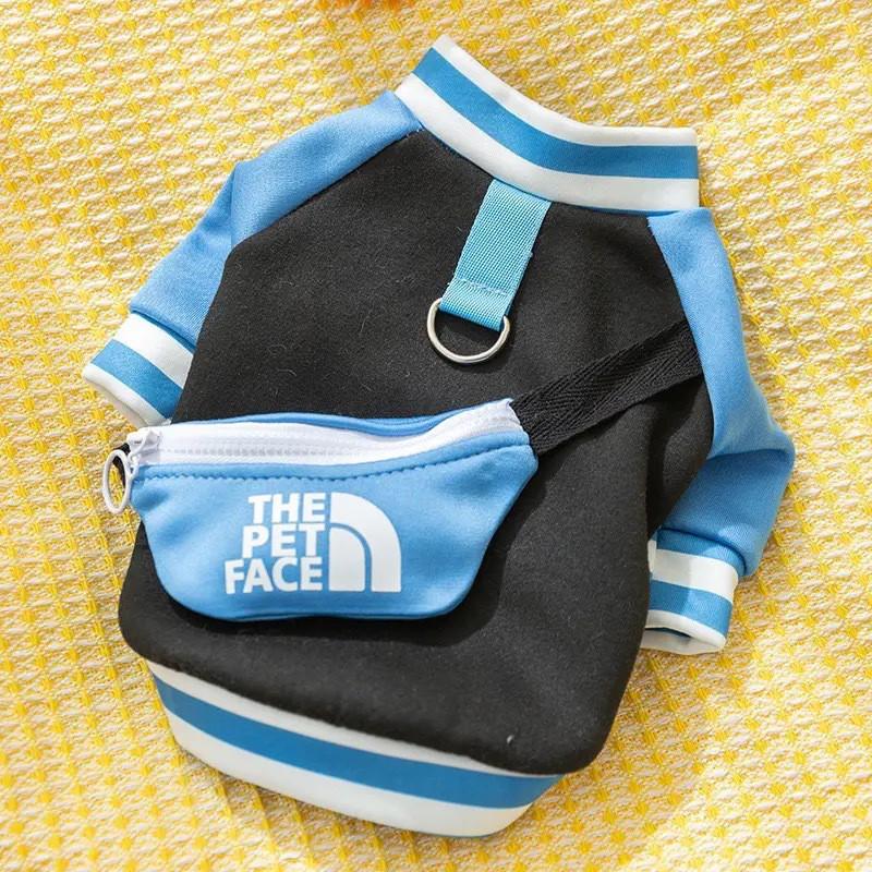 Pet Dog Hoodie Vest With Leash Ring Small Breeds Pomeranian Yorkshire Terrier Teddy Bear Style Winter