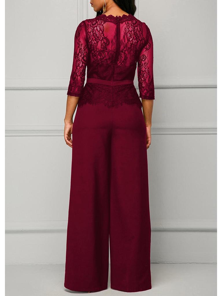 2022 Letní sexy krajkové jumpsuit pro ženy