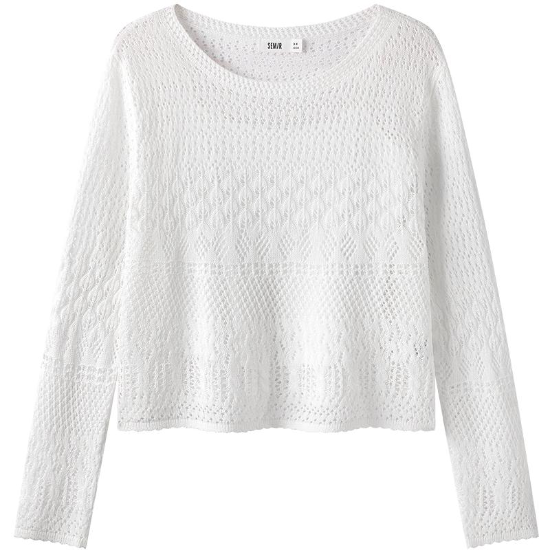 Semir Women s French Style Knit Two-Piece Set L белый