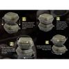 Practical 4 Compartment Eggs Container With Shockproof Silicone Protections Eggs Holder for Outdoor Camping Picnics