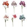 Simulated Iris Flowers Realistic Artificial Iris with Bendable Stem Faux Iris Showy Flower for Home Decor Weddings Parties Office