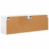 Wall Mounted TV Cabinet Set 2 pcs High Gloss White 59.5 x 31 x 40 cm
