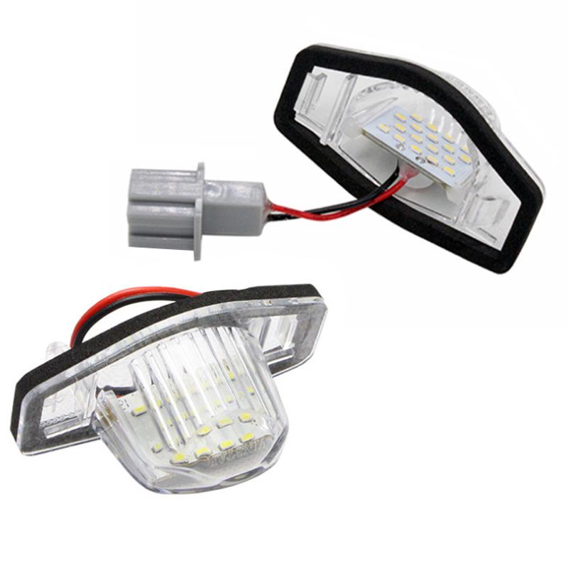 Honda License Plate Light for CR-V, FR-V, Jazz, Odyssey, Stream - Cross-Border Compatible