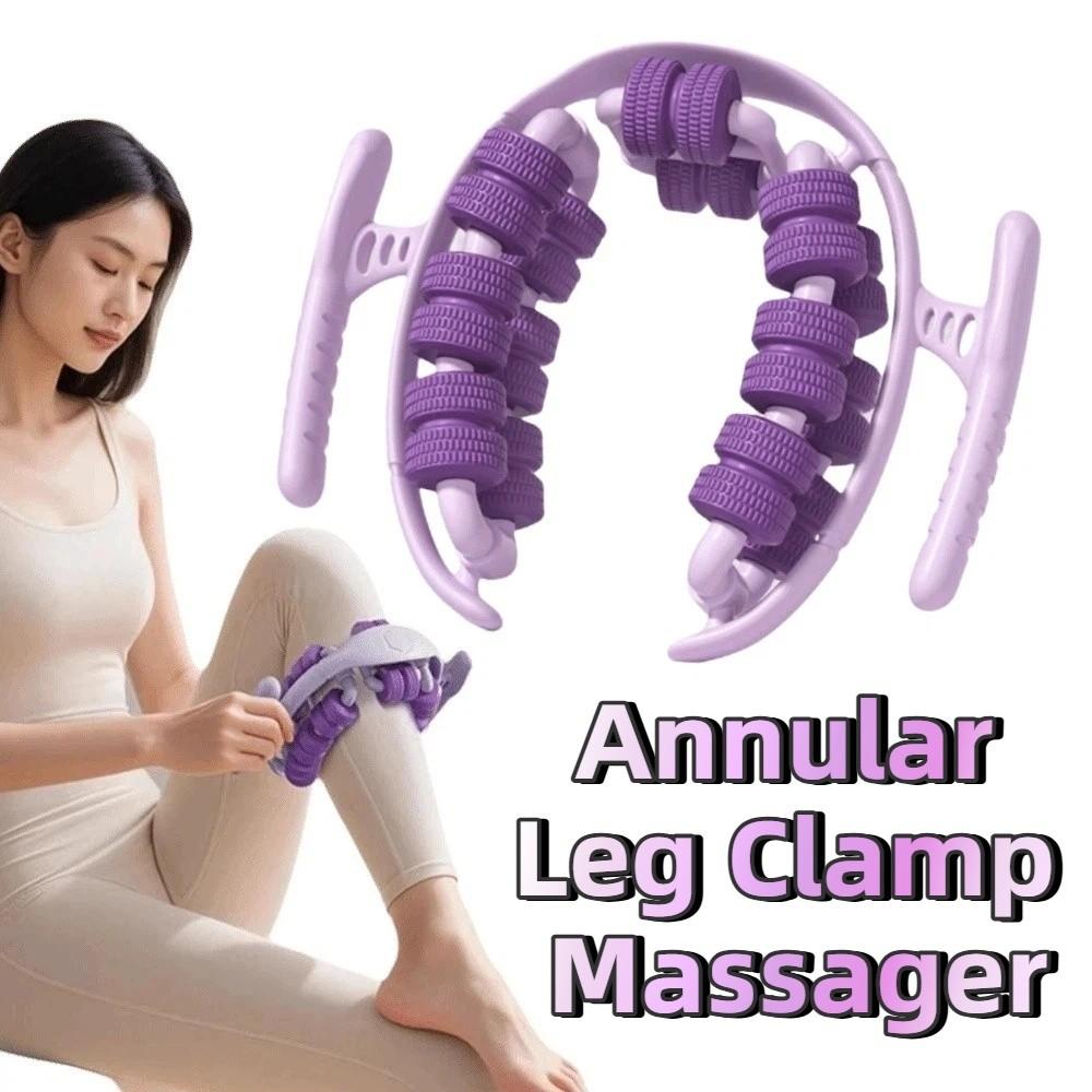 Portable Manual Leg Massager 28 Wheel Manual Muscle Massager Roller Post-Workout