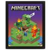 Décoration murale - PYRAMID - Minecraft 3D - Effet 3D lenticulaire - Design contemporain - Pour enfants