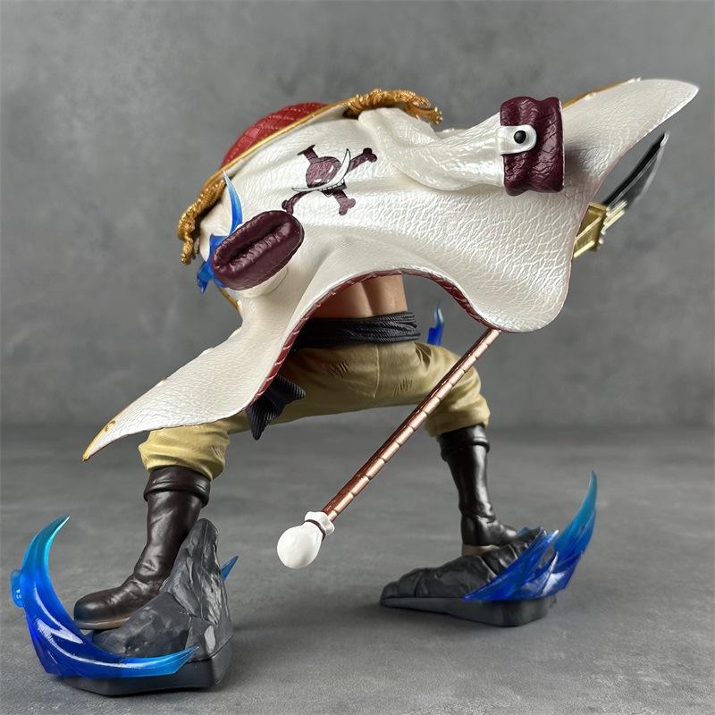 13cm One Piece Anime Character Whitebear Pirates Edward Newgate Statue PVC Statue Model Doll Collection Gift