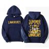 Singer Lana Del Rey Summertime Sadness Hoodie Vintage Unisex Pullover Vintage Graphic Hoody Tops Oversize Clothing