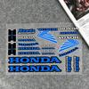 For HONDA Reflective Motorcycle Stickers, 3M Safety Warning At Night In The Dark Scooter Helmets ZP8