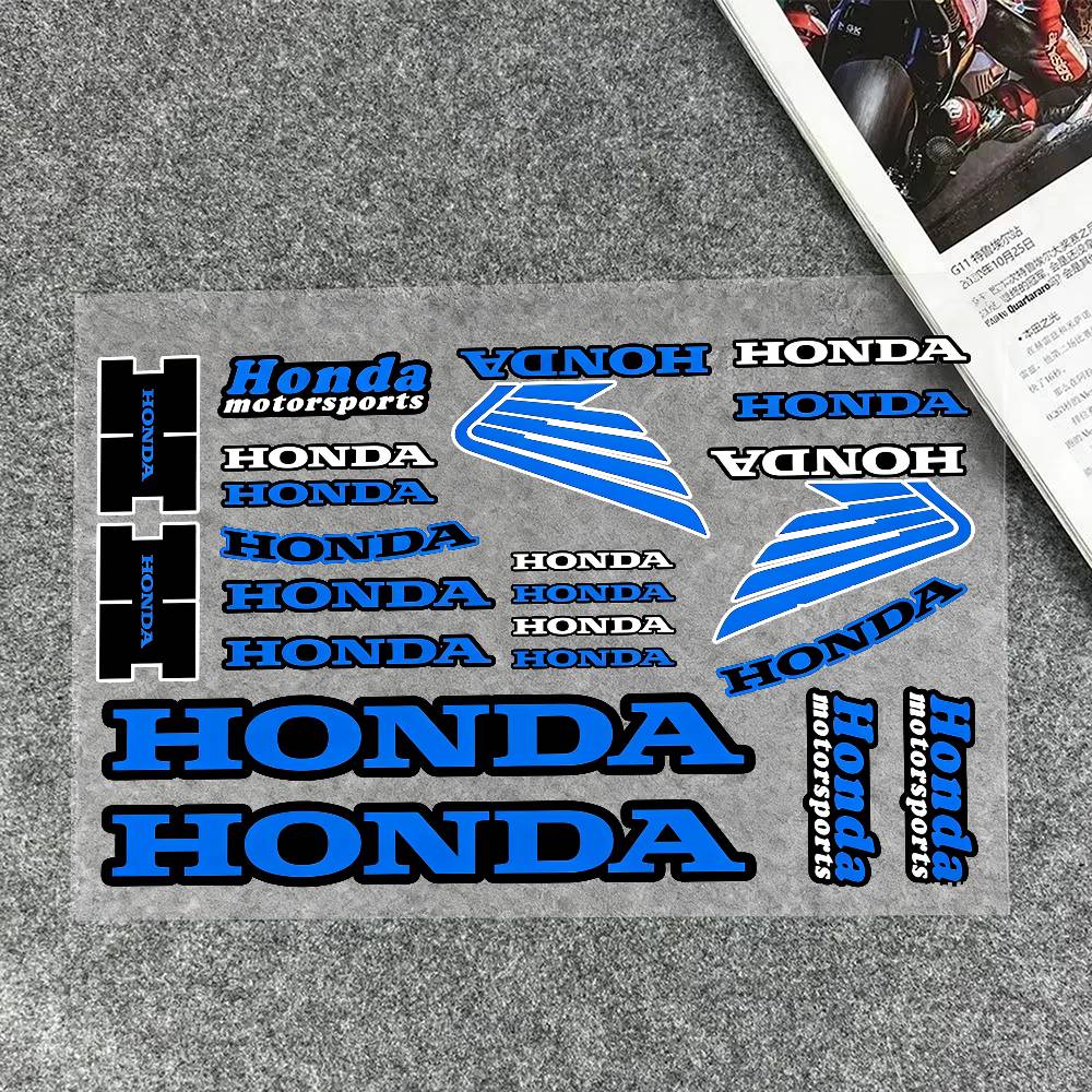 For HONDA Reflective Motorcycle Stickers, 3M Safety Warning At Night In The Dark Scooter Helmets ZP8