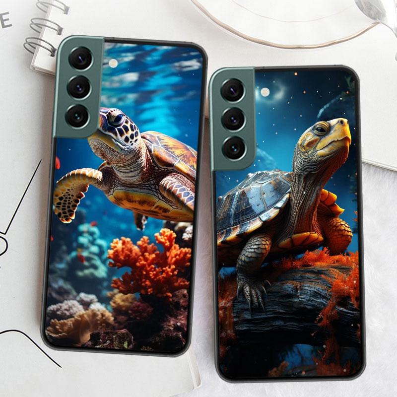 Marine Organisms, Sea Turtles, And Animals Phone Case For Samsung Galaxy S22 S25 Ultra S21 S10 Plus S26 Edge S20 S23 S24 FE