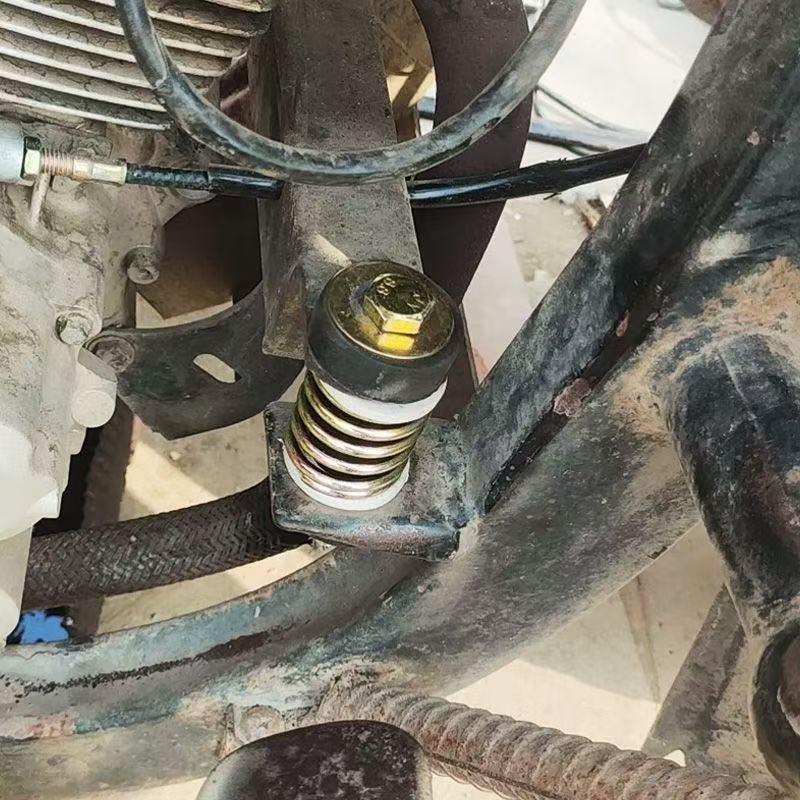 Fünf-Sterne Dreirad Motorrad Verstärkte Motorhalterung Feder